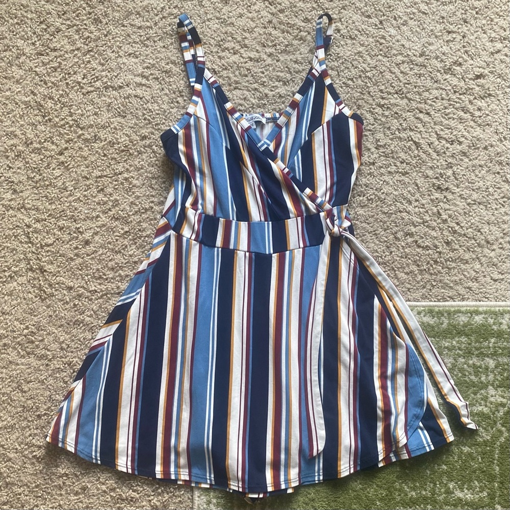 Stiletto Striped Romper